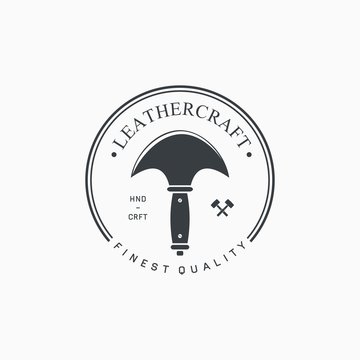 leathercraft labels, emblems and design elements