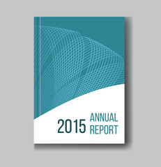 Abstract cyan design background for business annual report book illustration vector