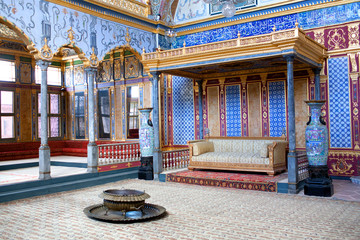Harem section of Topkapi Palace in Istanbul, Turkey