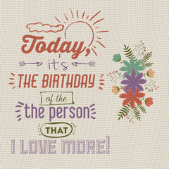 Obraz premium happy birthday design 