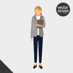 Businesspeople icon design 