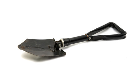 Sapper shovel isolated