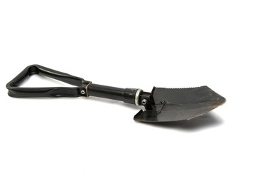 Sapper shovel isolated