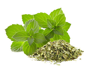 Mint fresh and dried