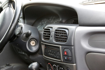 Dashboard in car