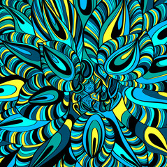 Abstract Multicolored Background