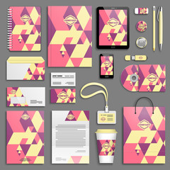 Corporate identity template set.