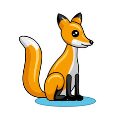 Obraz premium Cartoon fox.