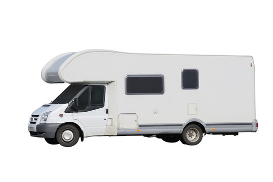 image of camper isolated on a white background