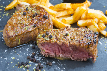 Sirloin with chips