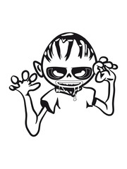 zombie funny creepy blood cool