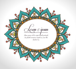 bohemian background design 