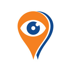 Watch and Find Location in Map Pin Pointing Icon