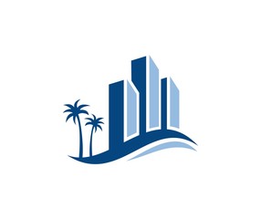 Building palm logo