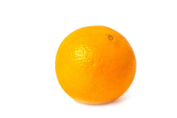 Orange fruit in white