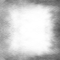 Fototapeta premium Sheet metal silver solid black background