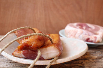 Dried pork chinese food