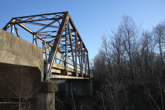 An Old Bridge over a Creek