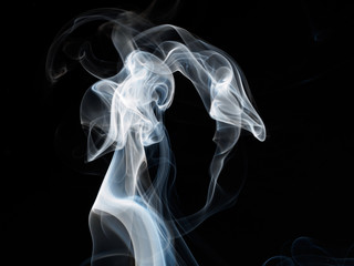 smoke black background