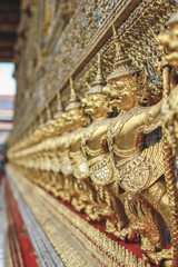 Golden garuda in grand palace, Thailand