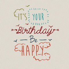 happy birthday design 