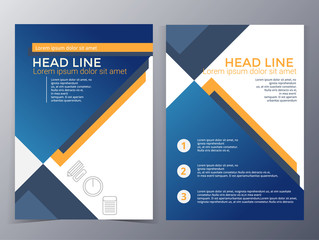 Fototapeta premium business and technology brochure design template vector