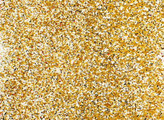 Gold glitter texture background, sparkle holiday background