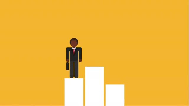 Businessman icon design Video Animation 