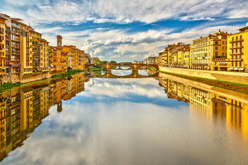 Arno river in Florence, Italy