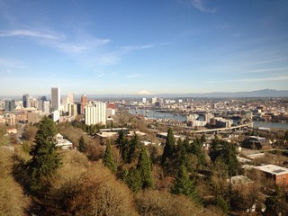 Fototapeta na wymiar view of Portland,OR