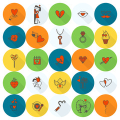 Happy Valentines Day Icons