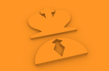 Business king. Businessman with hat as chess king. Man leader, success  boss, human ego. 