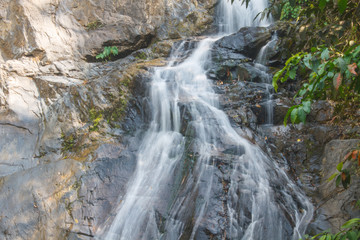Thor Thip waterfall in thai national park