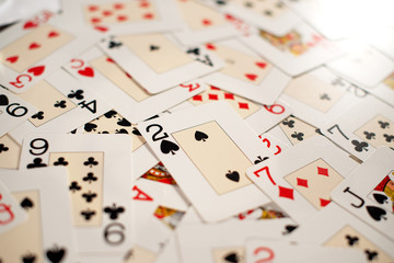 Playing cards background