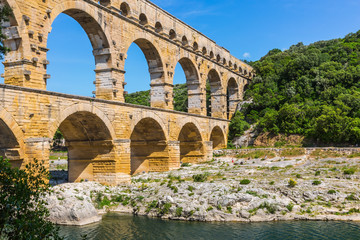 Pont du Gard is the highest Roman aqueduct