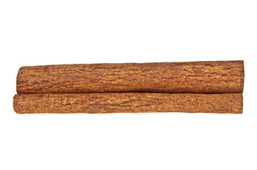 Cinnamon stick isolated on white background