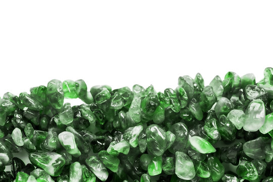 Green Gems Isolated