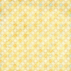 Seamless texture of the old paper with geometric ornamental patt