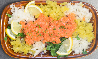 salmon tatar