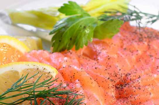 Salmon Carpaccio