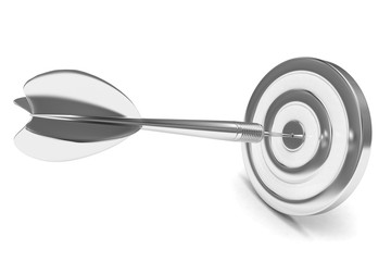 arrow darts in target