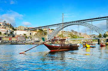 Traditional Porto scene, Portugal - obrazy, fototapety, plakaty