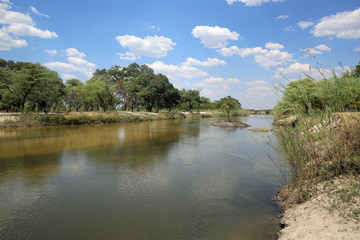 Okavango River in Namibia