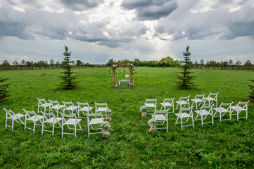Fototapeta na wymiar wedding seating