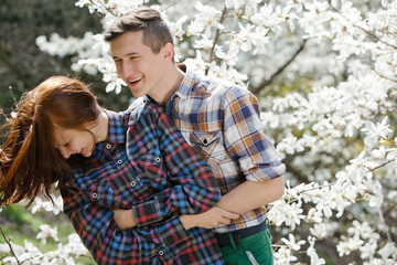 Fototapeta premium Young happy love