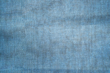 Blue rustic Old Fabric Background