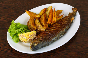Grilled trout