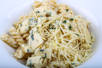 Pasta with cheese