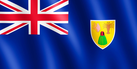 Flag Turks And Caicos Islands