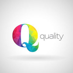 Logo Abstract Polygonal A Letter, design for Corporate Business Identity